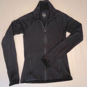 Nike dry fit athletic zip up women’s small